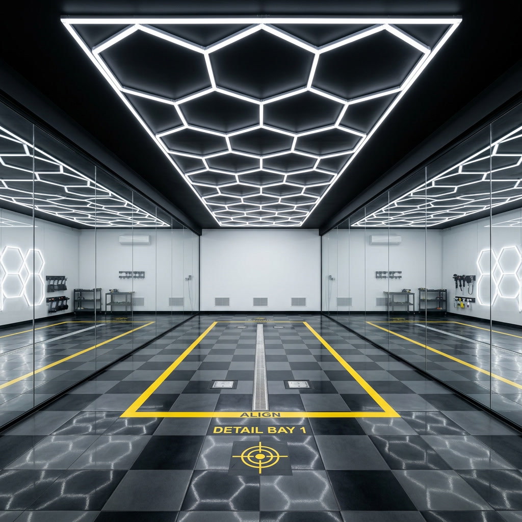 Hexagonal showroom